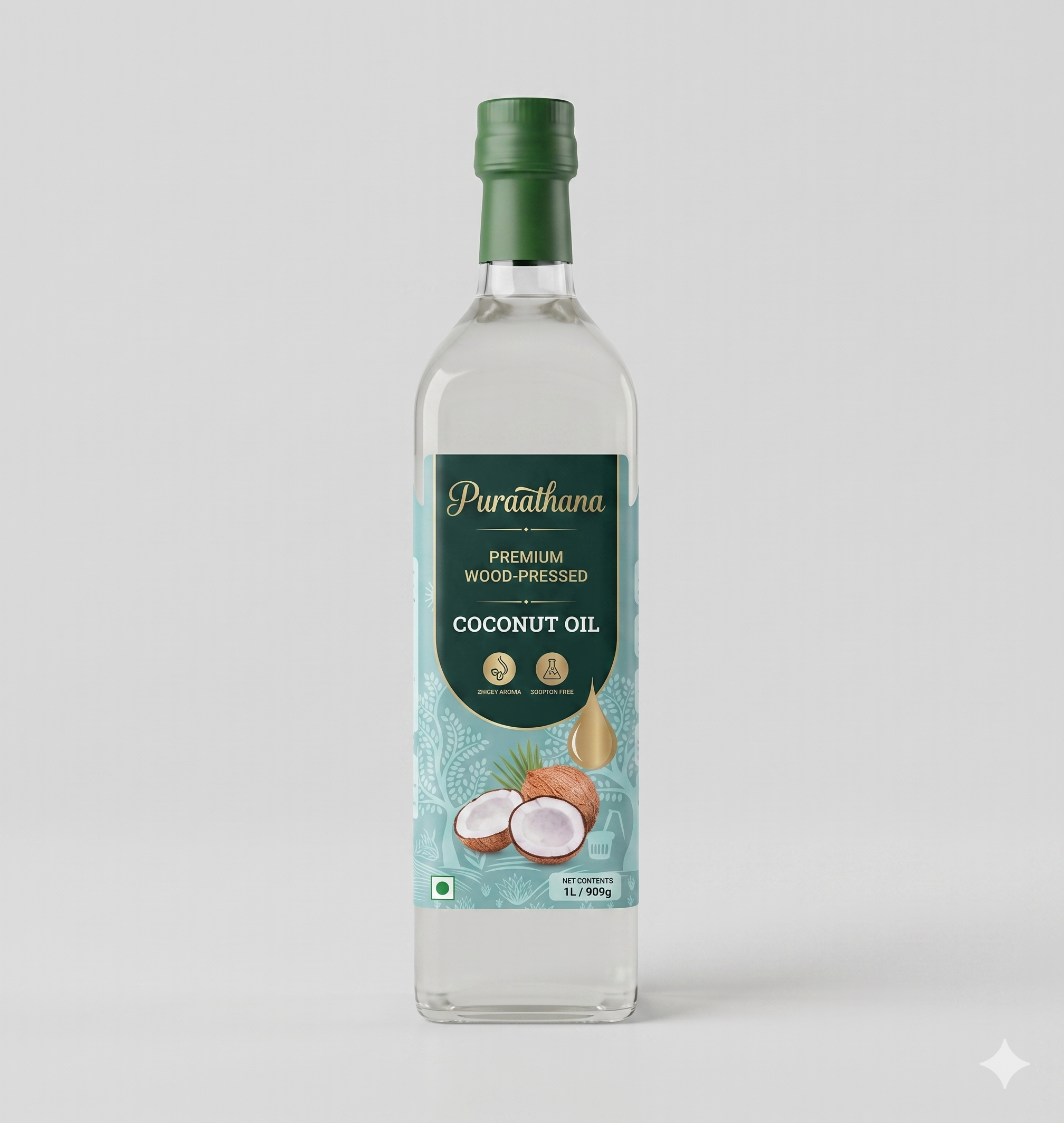 Wood-Pressed Coconut Oil